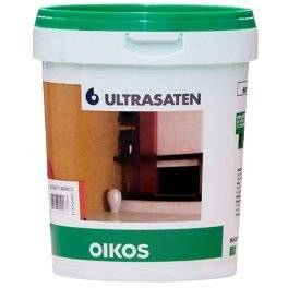 Oikos - Ultrasaten - Peinture Murale 100% Lavable, 4 L - Blanc