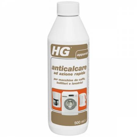HG anticalcare ad azione rapida per macchine da caffè, bollitori e lavatrici 500ml