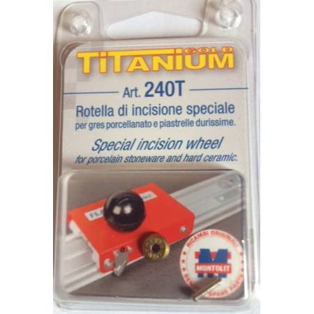 Rotella di incisione 240T al titanio per Flash Line Montolit