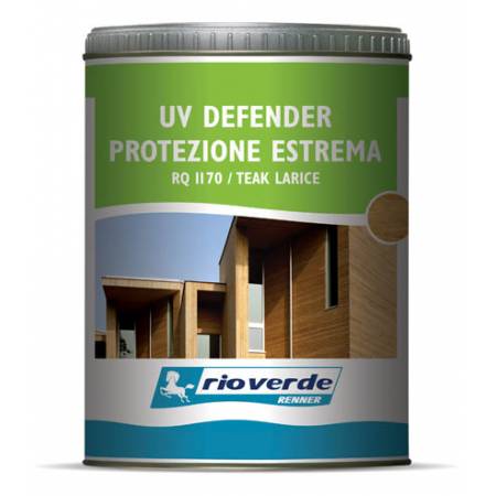 Finitura all'acqua alta resistenza UV Defender Rio Verde Renner 0,75 l